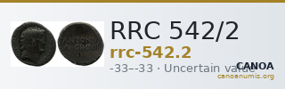 RRC 542/2 — CANOA