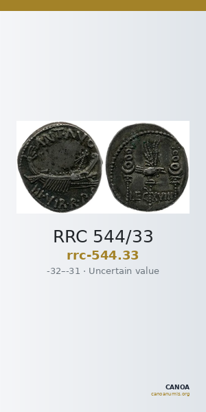RRC 544/33 — CANOA
