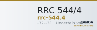 RRC 544/4 — CANOA