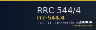 RRC 544/4 — CANOA