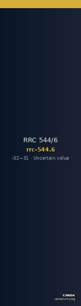 RRC 544/6 — CANOA