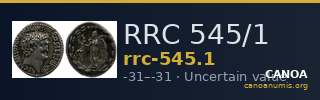RRC 545/1 — CANOA