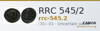 RRC 545/2 — CANOA