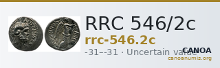 RRC 546/2c — CANOA