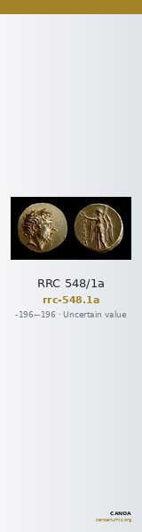 RRC 548/1a — CANOA
