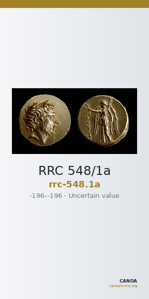 RRC 548/1a — CANOA