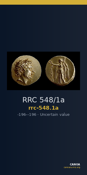 RRC 548/1a — CANOA