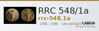RRC 548/1a — CANOA