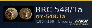 RRC 548/1a — CANOA