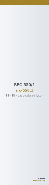 RRC 550/1 — CANOA