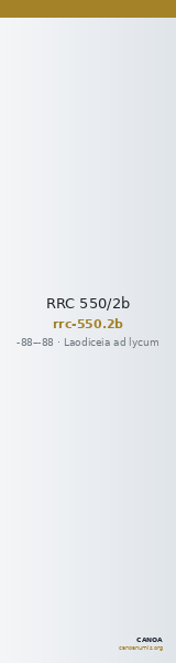 RRC 550/2b — CANOA