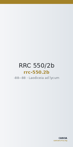 RRC 550/2b — CANOA