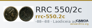 RRC 550/2c — CANOA