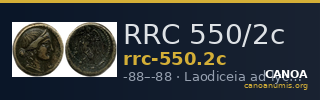 RRC 550/2c — CANOA