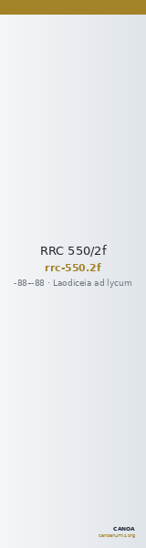 RRC 550/2f — CANOA