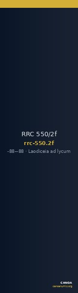 RRC 550/2f — CANOA