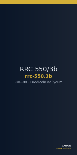 RRC 550/3b — CANOA