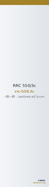 RRC 550/3c — CANOA