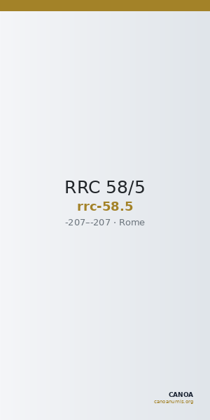 RRC 58/5 — CANOA