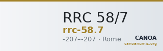 RRC 58/7 — CANOA