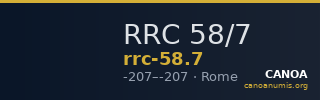 RRC 58/7 — CANOA