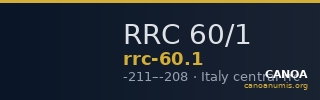 RRC 60/1 — CANOA