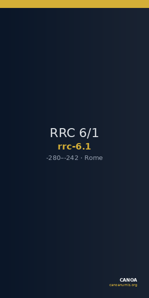 RRC 6/1 — CANOA
