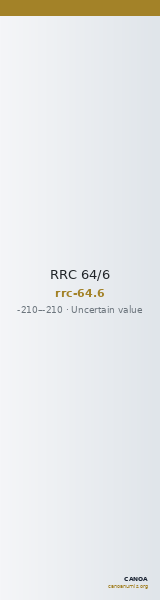 RRC 64/6 — CANOA