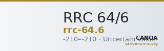 RRC 64/6 — CANOA
