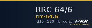 RRC 64/6 — CANOA