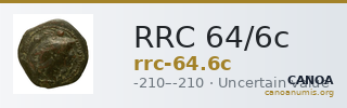 RRC 64/6c — CANOA