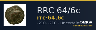 RRC 64/6c — CANOA