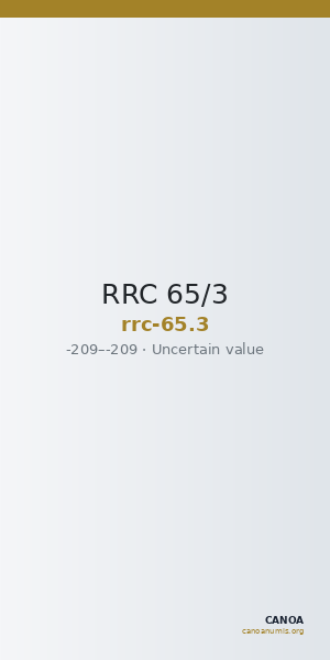 RRC 65/3 — CANOA
