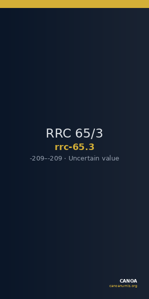 RRC 65/3 — CANOA