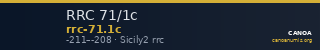 RRC 71/1c — CANOA
