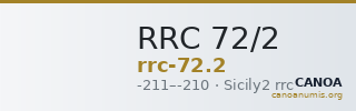 RRC 72/2 — CANOA
