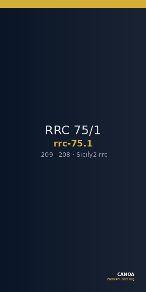 RRC 75/1 — CANOA