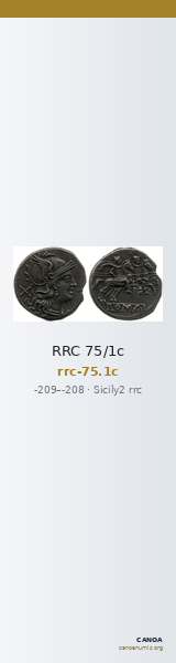 RRC 75/1c — CANOA