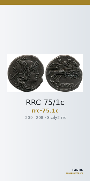 RRC 75/1c — CANOA