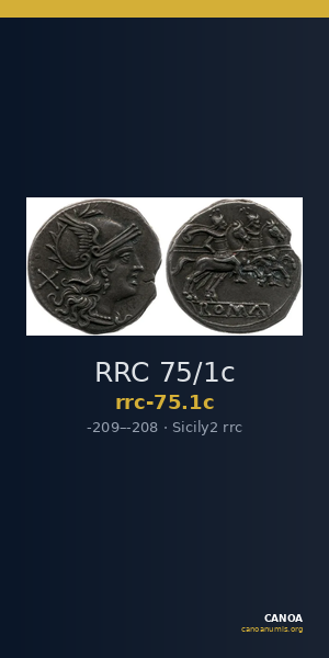 RRC 75/1c — CANOA