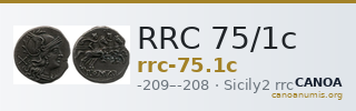 RRC 75/1c — CANOA