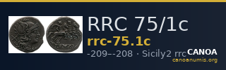 RRC 75/1c — CANOA