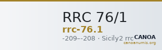 RRC 76/1 — CANOA