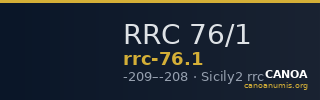 RRC 76/1 — CANOA