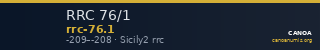 RRC 76/1 — CANOA