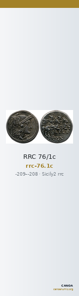 RRC 76/1c — CANOA