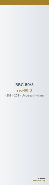 RRC 80/3 — CANOA
