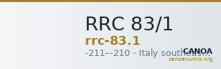 RRC 83/1 — CANOA