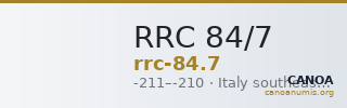 RRC 84/7 — CANOA