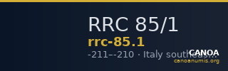 RRC 85/1 — CANOA